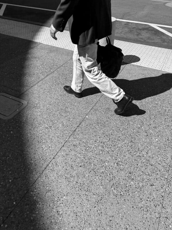 Street black and white iPhone 15 Pro Max