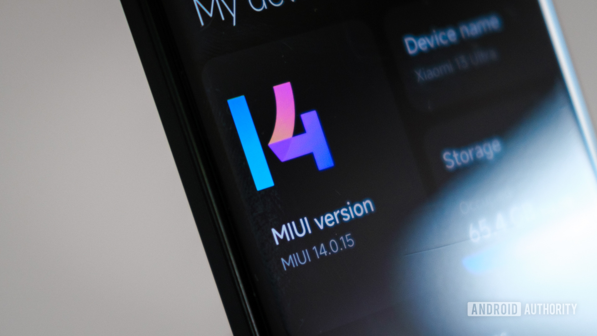 MIUI 14 logo on Xiaomi 13 Ultra